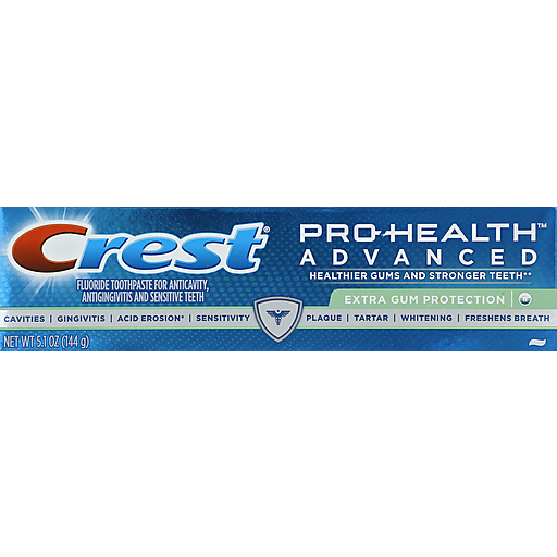 Crest Crest Pro-Health Advanced Toothpaste, Extra Gum Protection Toothpaste Dark Slate Blue