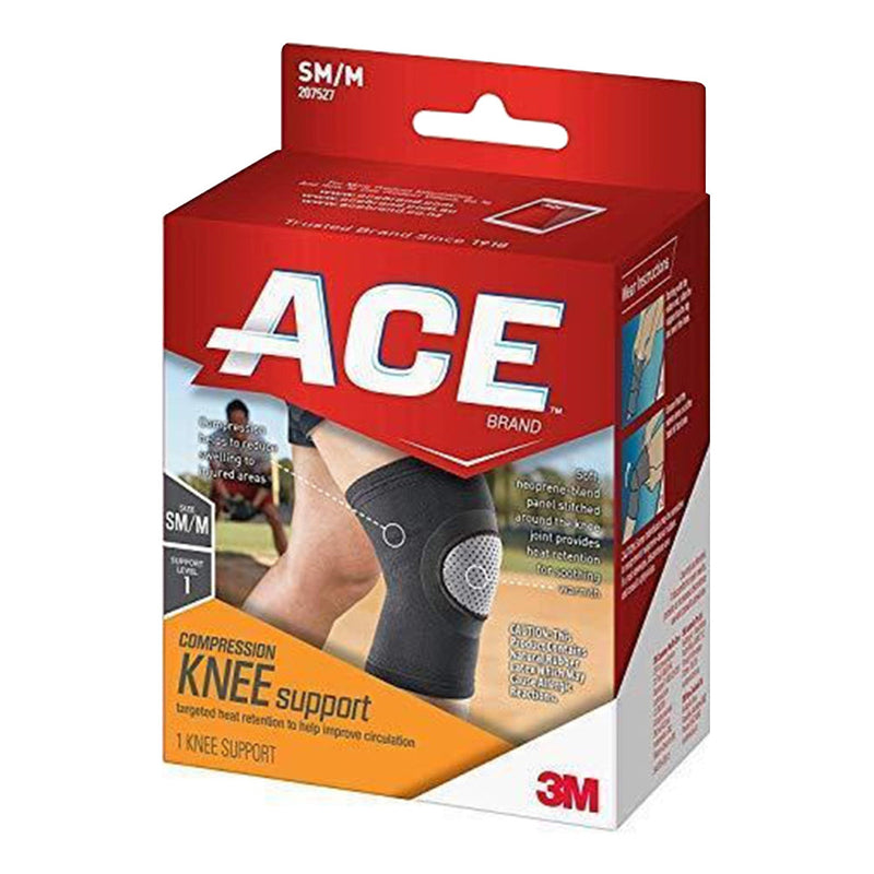 Ace Ace Compression Knee Support Neoprene, Small/Medium Supports & Braces