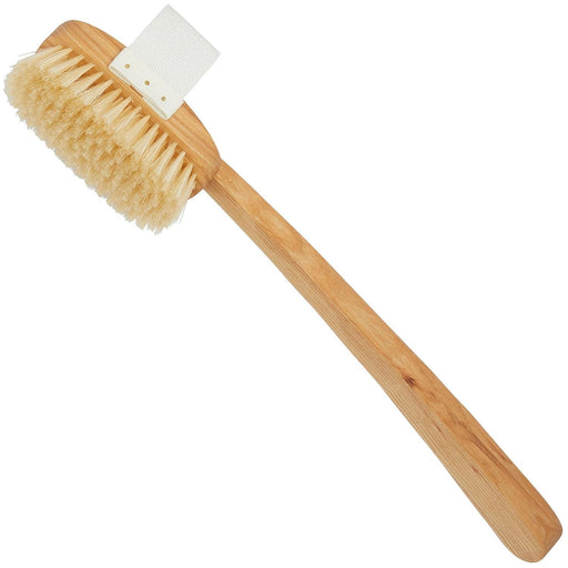 Kent Kent Boar Bristle Body Scrubbing Shower Brush With Detachable Head Hammer Handles