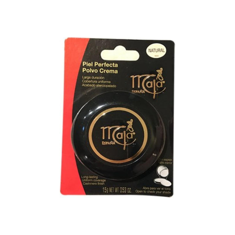 Maja Maja Cream Powder Makeup, Natural Scent & Tone – 0.5 oz Compact Face Makeup
