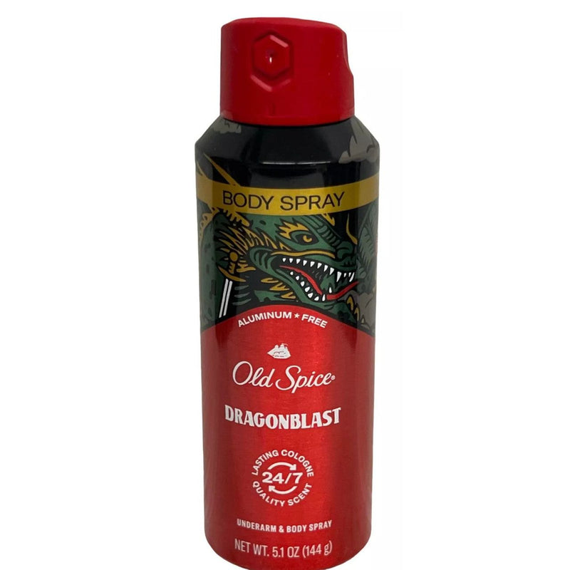 Old Spice Old Spice Aluminum Free Body Spray For Men, Dragonblast, 5.1 Oz Bath & Body