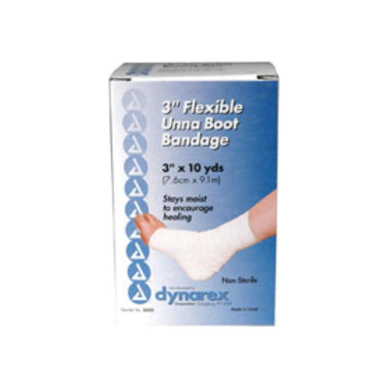 Dynarex Unna Boot  Bandage With Zinc 3"X10Yd First Aid