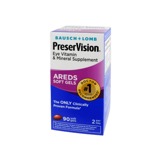 Bausch + Lomb Bausch + Lomb PreserVision AREDS Eye Vitamin Mineral Supplement Soft Gels Vitamins & Supplements