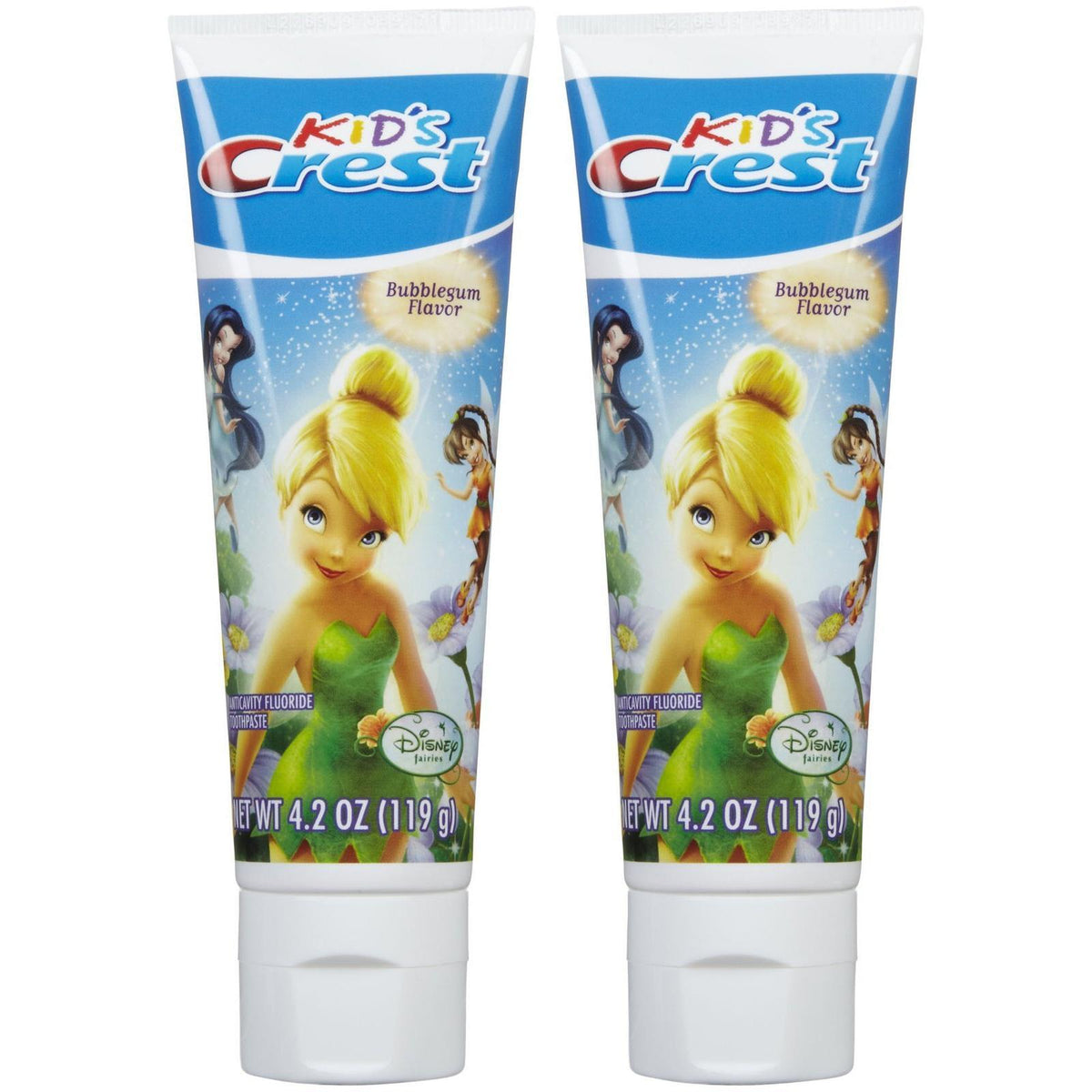 ‎Crest Crest Kid's Disney Fairies Bubblegum Flavor Toothpaste, 4.2 Oz ...