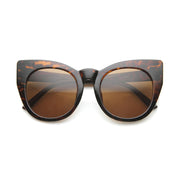 zeroUV Women's Retro 1960's Mod Oversize Cat Eye Sunglasses 9799 Sunglasses