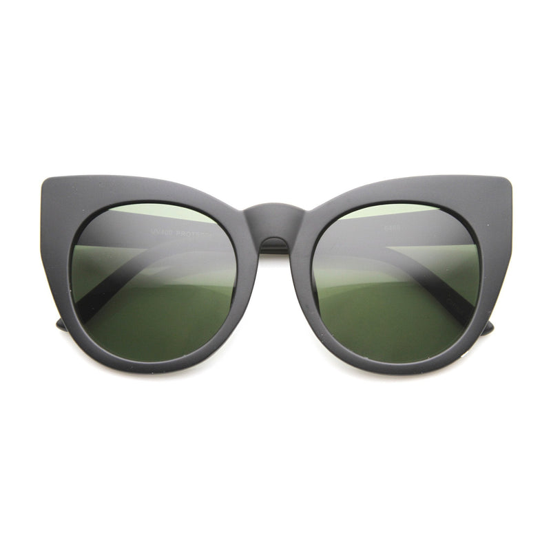 zeroUV Women's Retro 1960's Mod Oversize Cat Eye Sunglasses 9799 Sunglasses