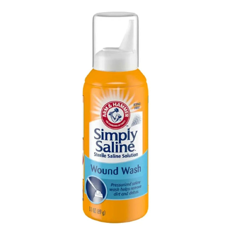 Simply Saline Simply Saline Arm & Hammer, Wound Wash, 3 Oz First Aid White Smoke
