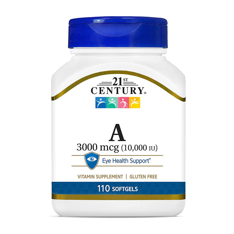 21st Century 21st Century Vitamin A – 3,000 mcg (10,000 IU), 110 Softgels Vitamins & Supplements