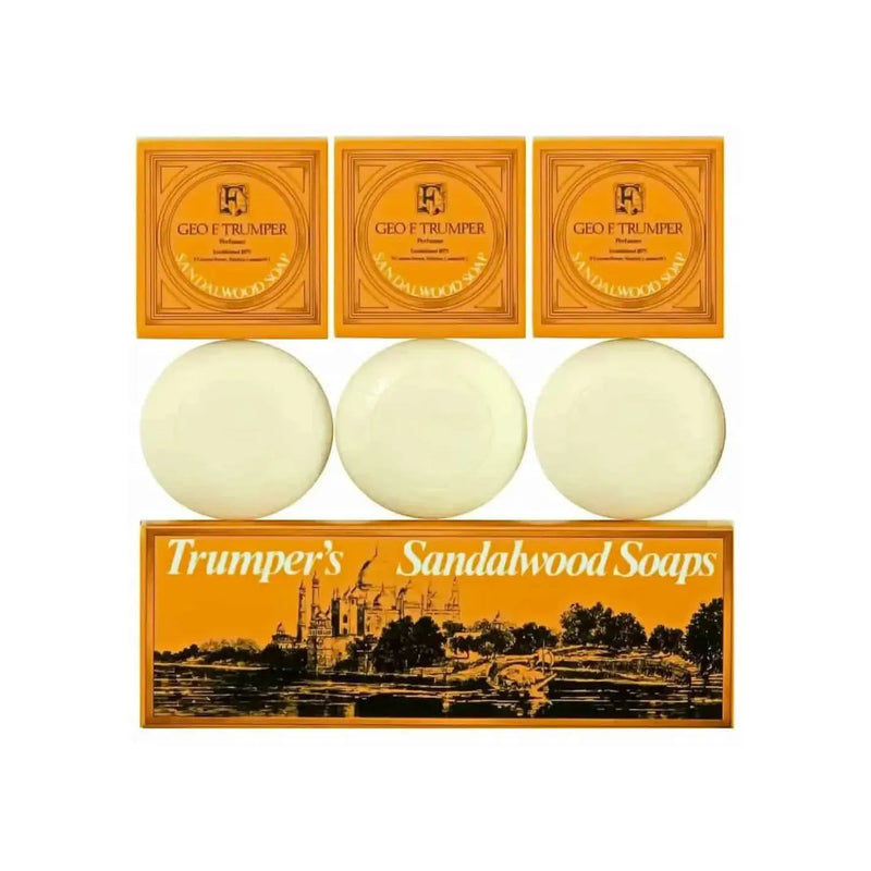 Geo F. Trumper Geo F. Trumper 3x75g Trumper's Collections Perfumer Sandalwood Soap Vintage