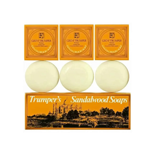 Geo F. Trumper Geo F. Trumper 3x75g Trumper's Collections Perfumer Sandalwood Soap Vintage