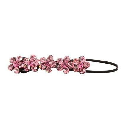 0 Smoothies 5 Gem Flower Clip - Pink Flowers