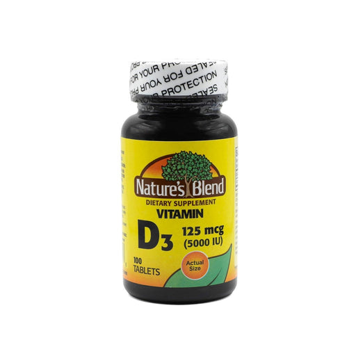 Nature's Blend Nature's Blend® Vitamin D3 5000 IU 100 Tablets Vitamins & Supplements