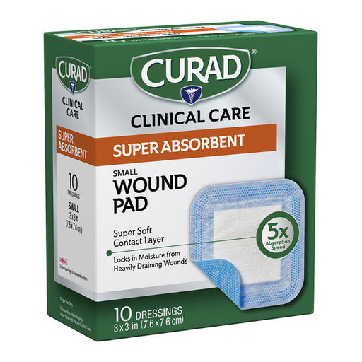 Curad Curad Super Absorbent Wound Pad, Small Small Engines