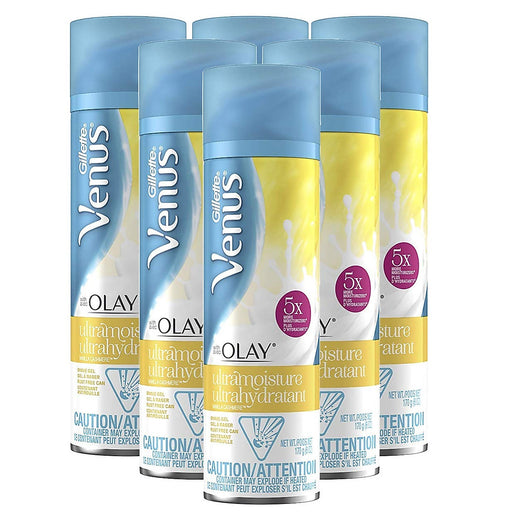 Gillette Gillette Venus - & Olay Ultra Moisture Shave Gel - Vanilla Cashmere Shaving & Grooming White Smoke