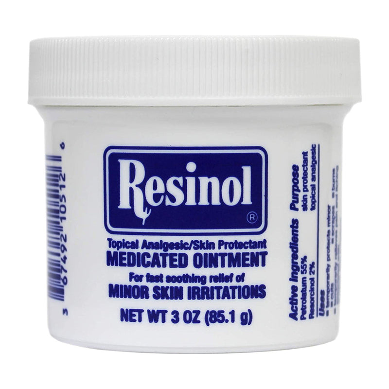 Resinol Resinol Topical Analgesic/Skin Protectant Medicated Ointment First Aid Light Gray