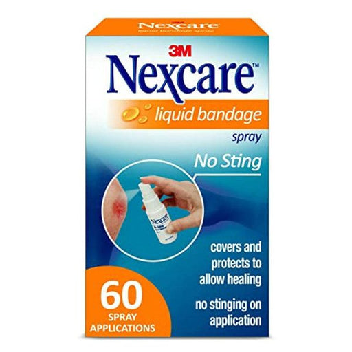 Nexcare Nexcare No Sting Liquid Bandage Spray - 0.61 Oz Medical Tape & Bandages White Smoke
