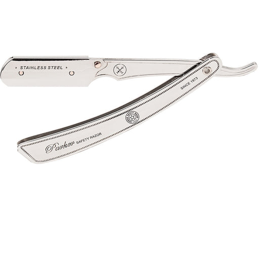 Parker Parker Heavy-Duty Stainless-Steel Handle Clip Type Barber/Straight Razor Stainless Steel Cleaners & Polishes