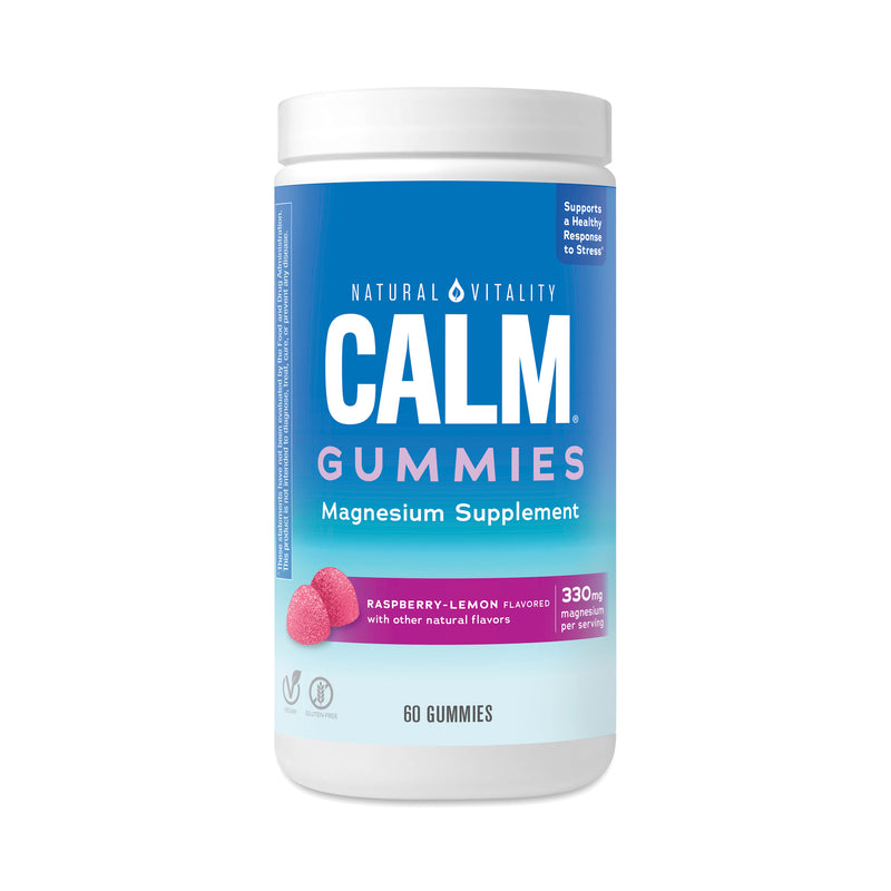 Natural Vitality Natural Vitality Calm® Magnesium Supplement – Raspberry Lemon Gummies Vitamins & Supplements