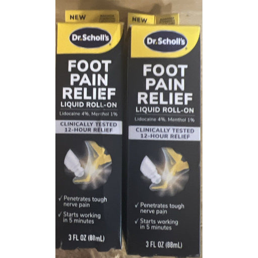 Dr. Scholl's Dr. Scholl's® Dual-Action Pain Relief Liquid Roll-On (3 oz) Label Tapes & Refill Rolls