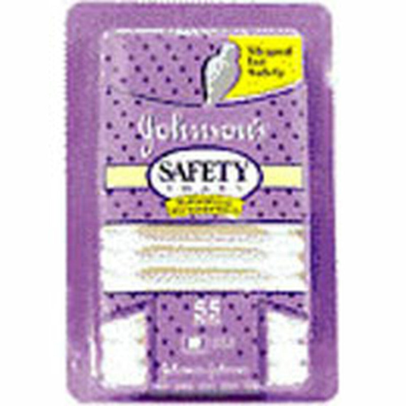 Johnson's Johnson's 008256OurBundle Non-Chlorine Bleached Safety Ear Swabs For Babies And Children, 55 Ct Health & Beauty White Smoke