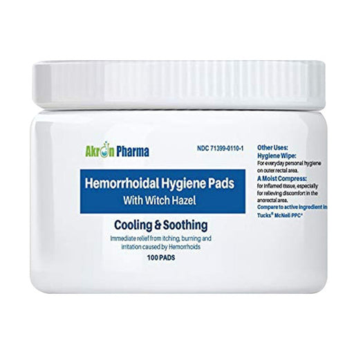 Akorn Akron Pharma Mckesson Hemorrhoidal Pads Health Care