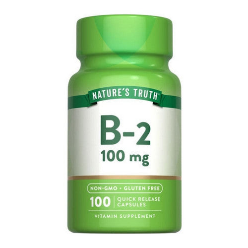 Nature's Truth Nature's Truth Vitamin B- 2, 100 Mg, 100 Tabs Vitamins & Supplements