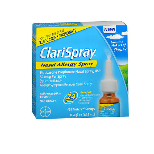 ClariSpray ClariSpray 24 Hour Non-Drowsy Nasal Allergy 120 Metered Sprays, 0.54 Fl Oz Health & Beauty