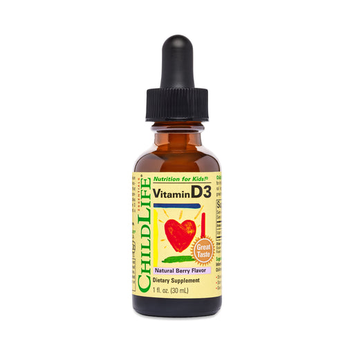 ChildLife ChildLife® Essentials Liquid Vitamin D3 – Natural Berry Flavor Vitamins & Supplements