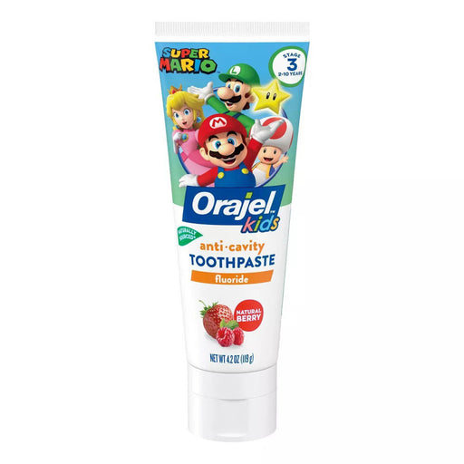 Orajel Orajel Kids' Super Mario Fluoride Toothpaste - 4.2oz Toothpaste
