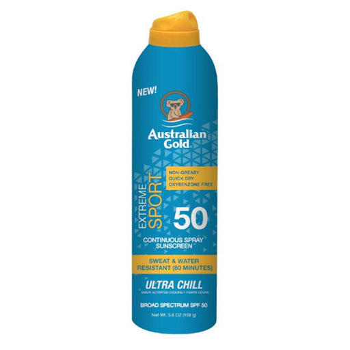 Australian Gold Australian Gold Extreme Sport Continuous Spray Sunscreen Ultra Chill SPF 50 6 Oz Sunscreen