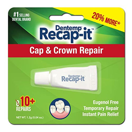 Dentemp Dentemp D.O.C. Recapit® – Loose Cap & Crown Repair (Emergency Kit) Oral Care