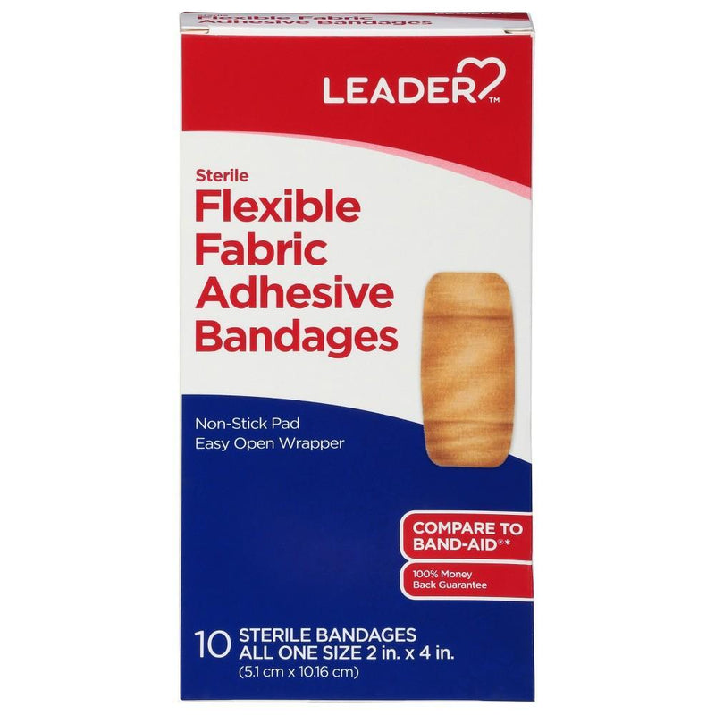 The Leader The Leader Flexible Fabric Sterile Adhesive Bandages Medical Tape & Bandages