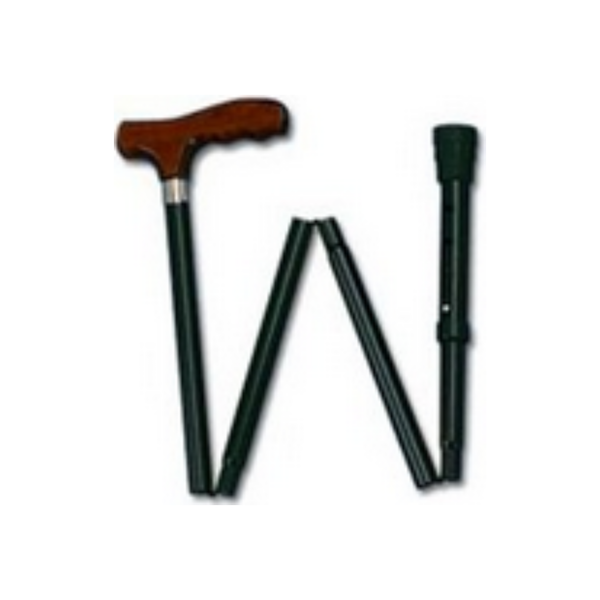 Carex Carex Adjustable Folding Cane, Black [A773-00] Canes & Walking Sticks White Smoke