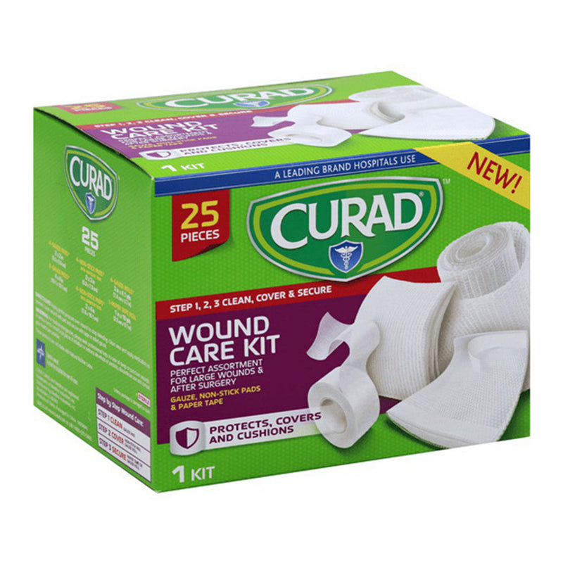 Curad Curad® Essentials Wound Care Kit – Complete 3-Step System First Aid