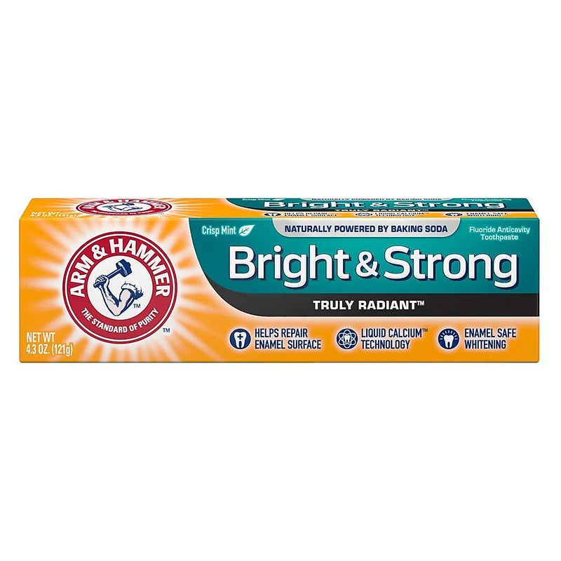 Arm & Hammer Arm & Hammer Truly Radiant Bright Strong Fluoride Anticavity Crisp Mint Toothpaste 4.3 Oz Toothpaste
