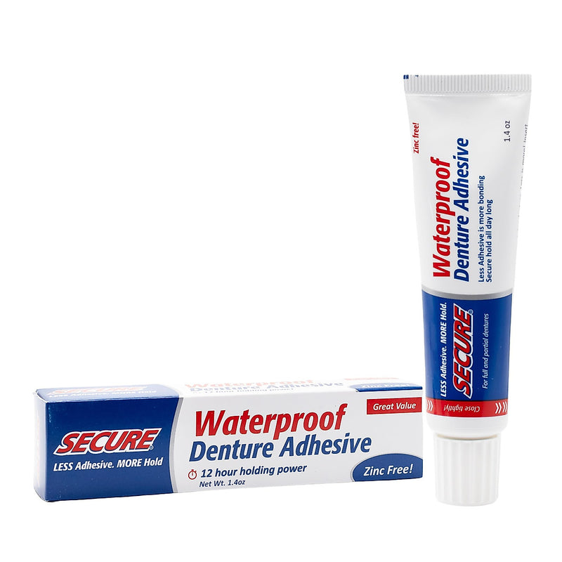 Secure Secure Bioforce A.Vogel Denture Adhesive Waterproof Bonding Cream Zinc Free, 1.4 Oz Denture Adhesives