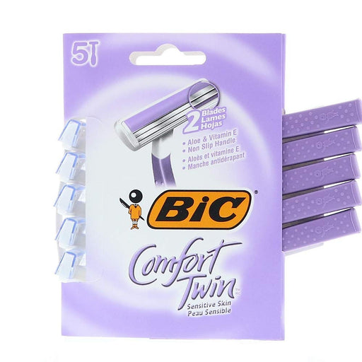 BiC BiC Bi C Comfort Twin Sensitive Skin Shaver Shaving & Grooming White Smoke