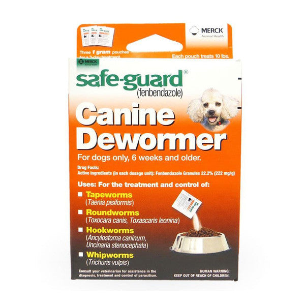 Merck Merck Safeguard Canine Dewormer 1gm Dog Supplies