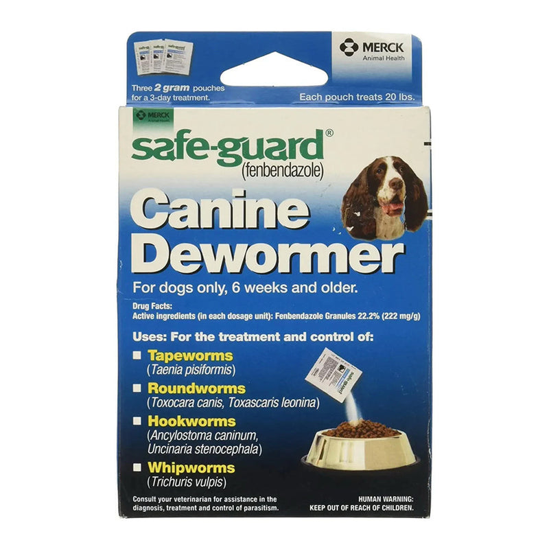 Merck Merck Safeguard 2-gram Canine Dewormer Dog Supplies