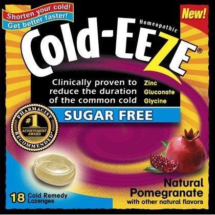 Cold-Eeze Lozenges Cold-Eeze Lozenges Natural Pomegranate Sugar Free Box Respiratory Care