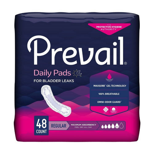 First Quality First Quality Prevail Daily Pads Maximum Bladder Control Pad, 11-Inch Length MK Menstrual Pads & Protectors