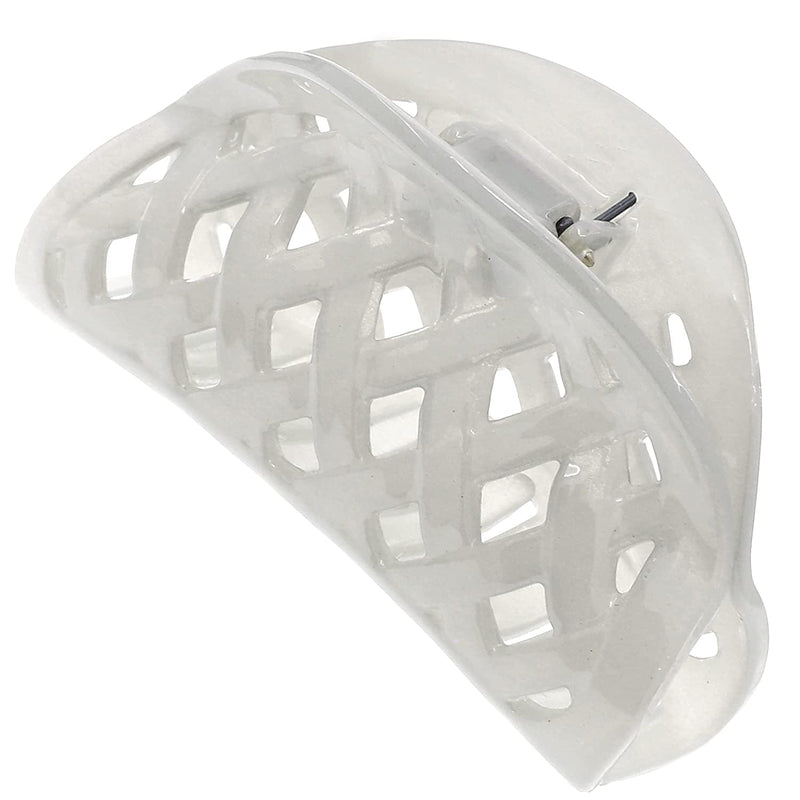 Camila Camila Paris CP3203 French Hair Clip For Women Thick Hair For Long Curly Wavy Hair Girls Hair Claw Clips Jaw Durable Styling Big Claw Clip For Thick Hair Strong Hold No Slip Grip Made In France Clothing White Smoke