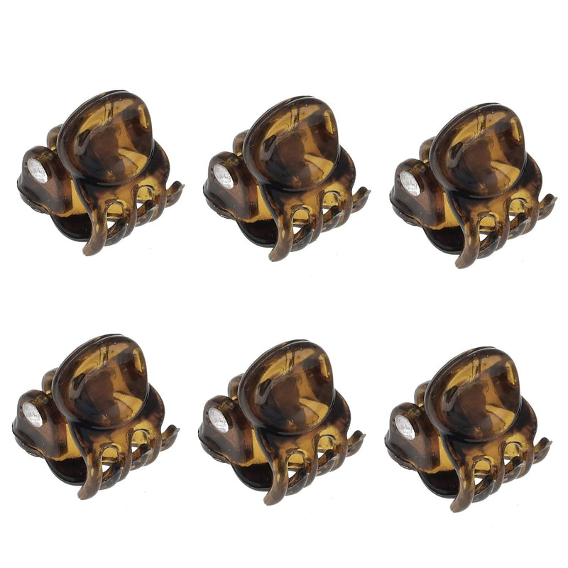 Camila Camila Paris AD115/6 French Hair Clip For Women, Set Tortoise Shell 0.5" Apparel & Accessories