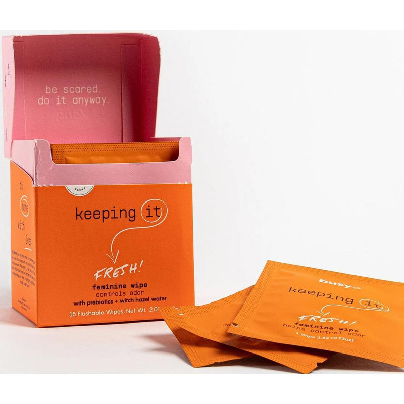 Busy Co. Busy Co. Travel Refresh Feminine Wipes Baby Wipes