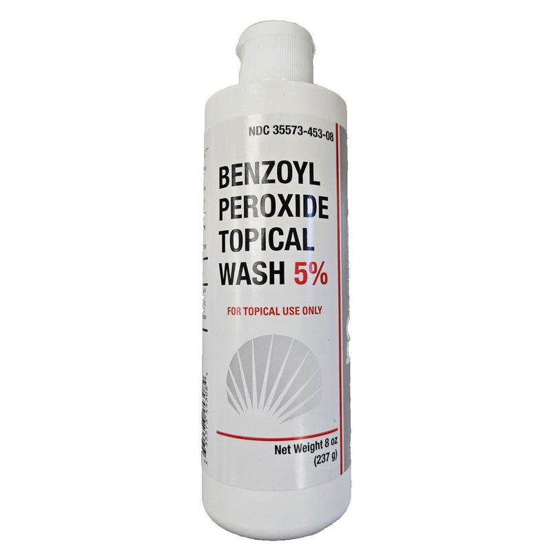 Burelpharma Burelpharma Benzoyl Peroxide Topical Wash 5% 8oz Body Wash Gray