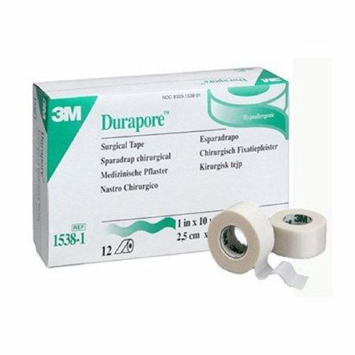 3M 3M Durapore Silk-Like Cloth Medical Tape1 Inch X 10 Yard, Box Of 12 Medical