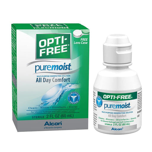 Opti-Free Opti-Free Puremoist Multi Purpose With Hydraglyde Disinfection Solution 2 Fl Oz Health & Beauty
