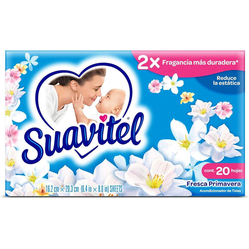 Suavitel Suavitel Field Flowers Fabric Conditioner 20 Sheets Fabric Softeners & Dryer Sheets