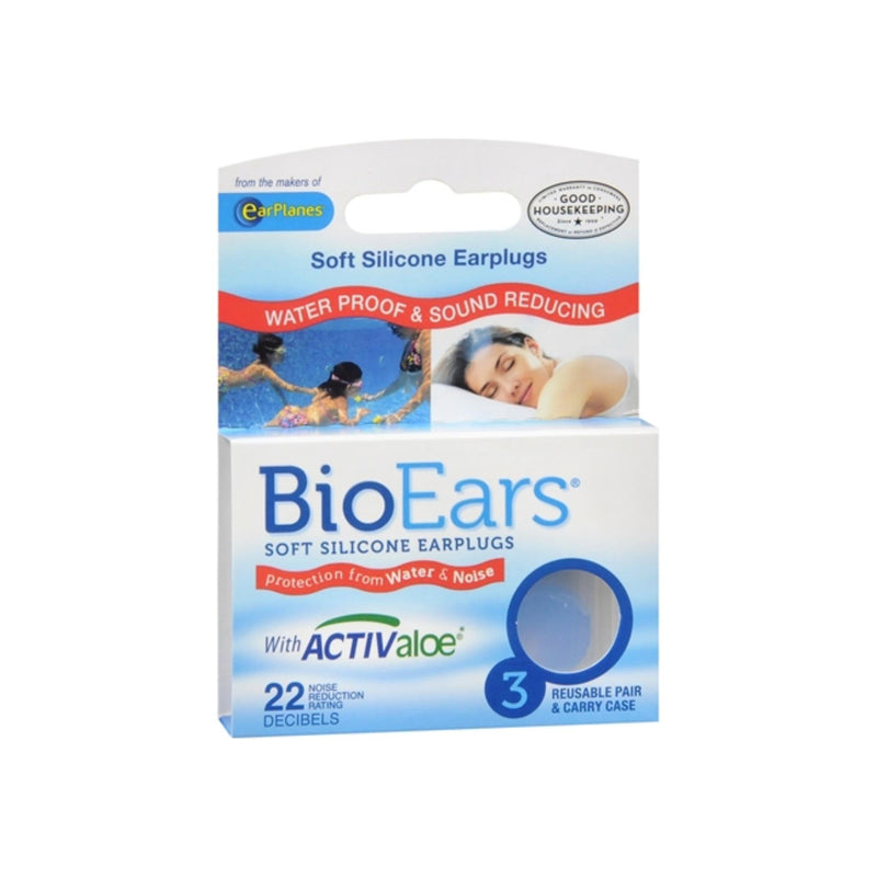 Bio Ears BioEars™ Soft Silicone Earplugs – Antimicrobial Protection (3 Pairs) Earplugs Lavender