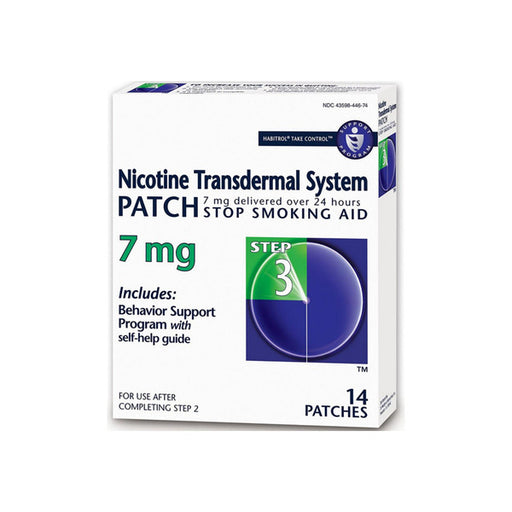 Habitrol Habitrol Step 3 Nicotine Transdermal System Patch, 7 Mg Appliques & Patches